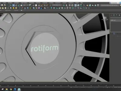 Rotiform Wheel 3D model by nosevicartur