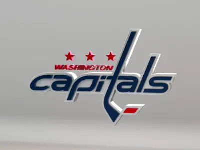 NHL Washington Capitals Team Logo 3D model