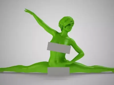 Split Gymnastics 3D print model