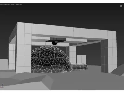 Day-Night-Season Ecosystem Simulator Concept 3D model