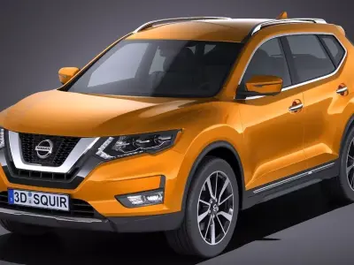 Nissan Rogue 2017 3D model