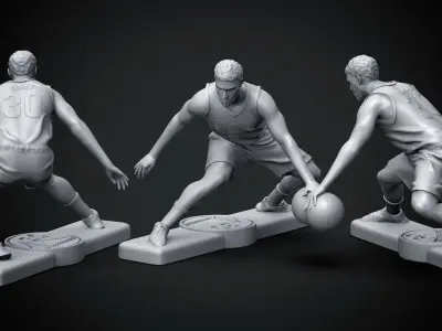  Steph Curry 3D Printable 3S 3D print model
