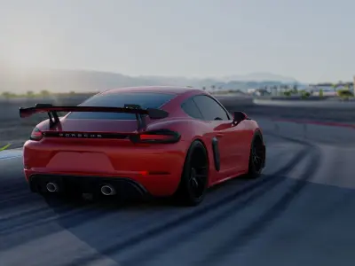 Porsche Cayman GT4 3D model