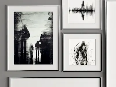 Art Frame 329 Low-poly 3D model