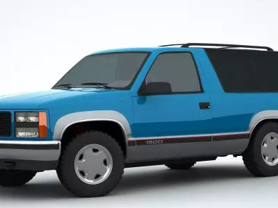 GMC Yukon 1992 3D model