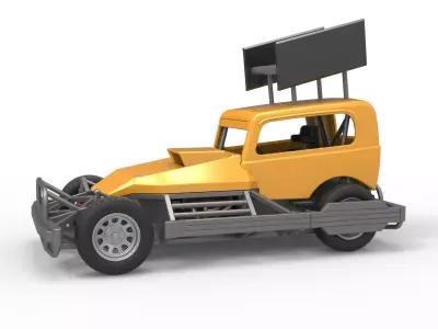 New Zealand Superstock car Scale 1 to 25 3D print model