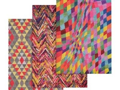Rug Set 1852 3D model