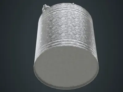 Fuel Can 4B Low-poly 3D model