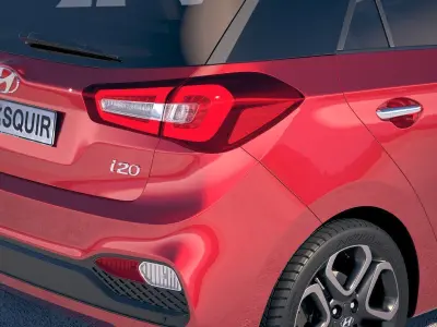 Hyundai i20 2019 3D model