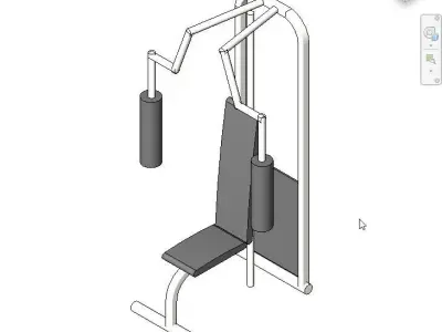 Gym tools  set - Revit family  3D model