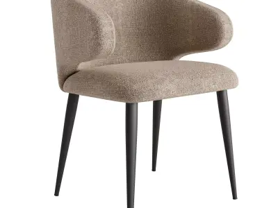 Sage chair Low-poly 3D model