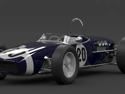 Lotus 18 Formula-1 3D model