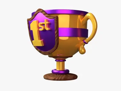 First Trophy 3D model