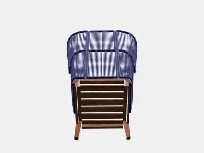 VINGSON Wing chair in-outdoor 3D model
