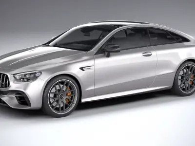 Mercedes-Benz E63 Coupe AMG 2021 3D model