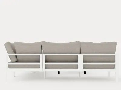 Leone sofa group Low-poly 3D model