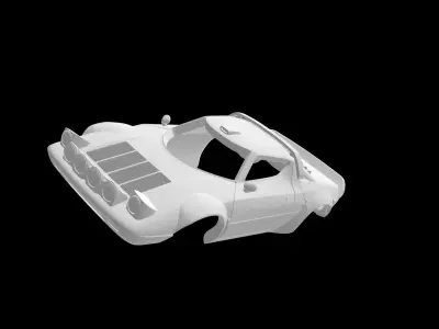 Lancia Stratos Rally 3D print model
