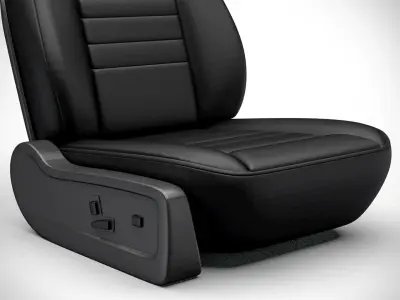 Seat v9 Low-poly 3D model