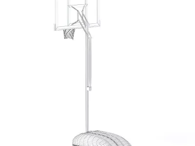 Basketball Backboard 3D model