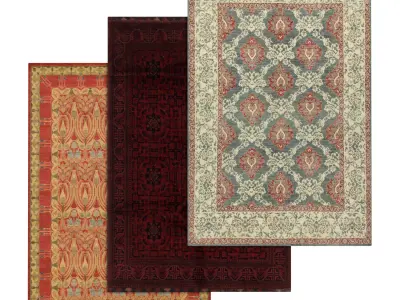 Rug Set 1921 3D model