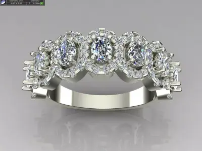  Band Ring 3D print model