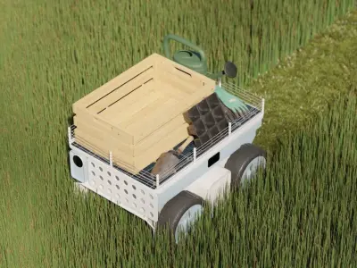 Futuristic Garden Robot 3D model