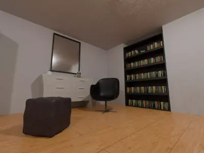 GAME READY BEDROOM ASSET PACK Free low-poly 3D model