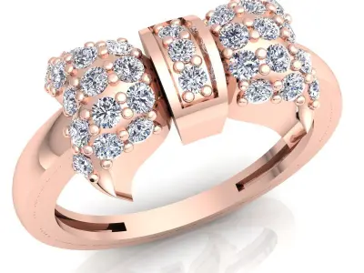 Luxury Woman Ring 3d Model And Render Detail 3D print model