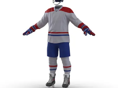 Hockey Equipment Generic 4 3D model