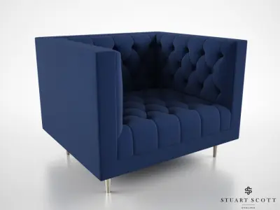 Stuart Scott Flux Armchair 3D model