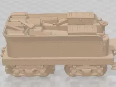 Jupiter Steam Train 1868 Printable 3D print model