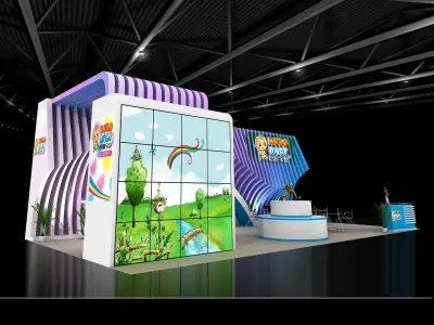 Exhibition - Area - 12X6-3DMAX2011-03 3D model