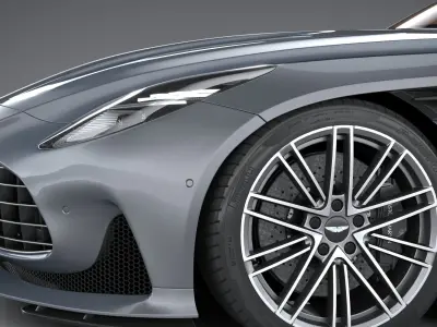 Aston Martin DB12 Volante 2024 3D model