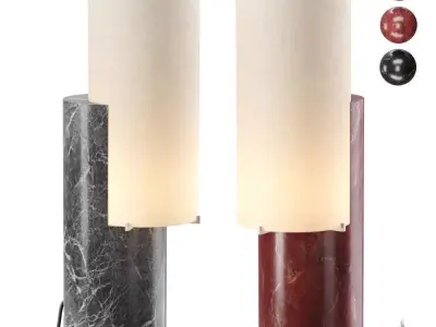 Lea table lamp by Matteo Nunziati  Low-poly 3D model