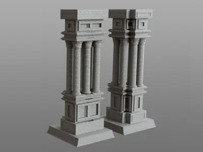 Pillar 2 3D model