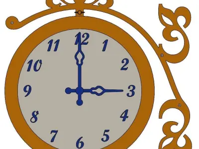 Wall Clock Free 3D model order