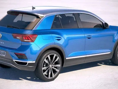 Volkswagen T-Roc 2018 3D model