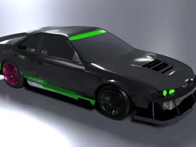 Nissan Silvia 14 3D model