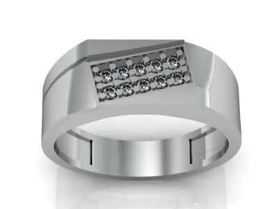 man ring 3D print model