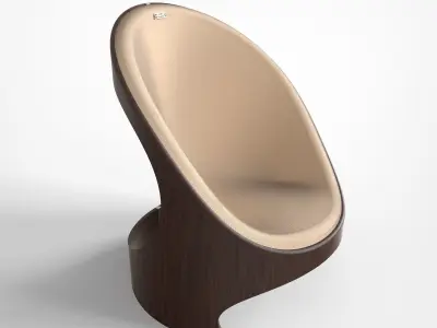 Modern Chair  Low-poly 3D model