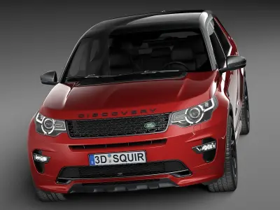 Land Rover Discovery Sport Dynamic 2016 3D model
