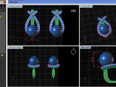 Pearly earrings  3D print model