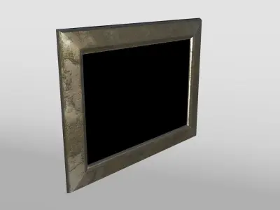 Small Metal Frame Low-poly 3D model