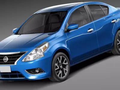 Nissan Versa Sedan 2015 3D model