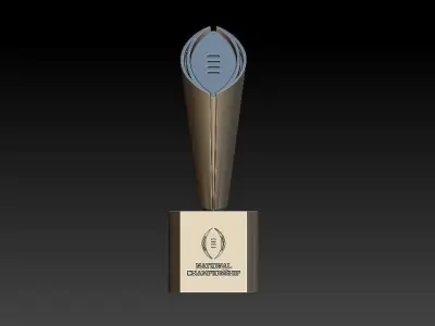 College Football Playoff National Championship Cup 3D print model