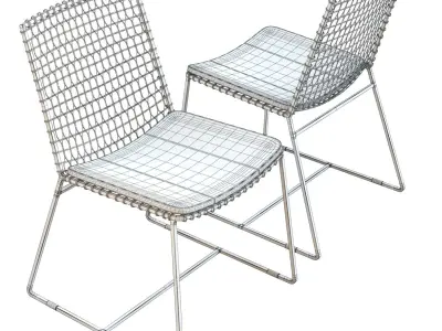 Crate and Barrel - Tig Dining Chair 3D model
