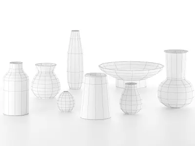 Ceramic Modern Vase 3D model