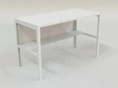 workbench Low-poly 3D model