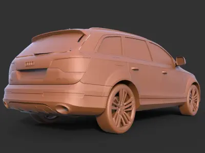 Audi Q7 2012 3D print model