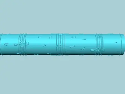 Texture Roll 36 - Music B - Fondant Decoration Maker 3D print model